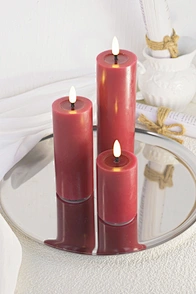 flameless candle with wax