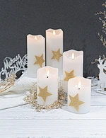 flickering candles