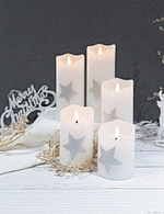 flickering candles