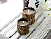 led flameless wax candles