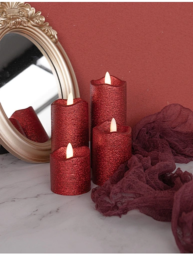 flickering candles