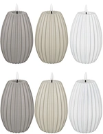 led light led candle night light cement light wax candle