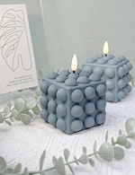 led light led candle night light cement light wax candle
