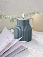 led light led candle night light cement light wax candle