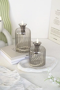 led candle glass light  led light