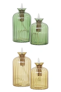 led candle glass light  led light