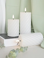 flickering candles