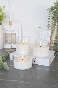 flameless candles wax