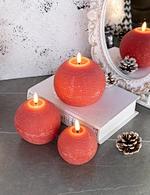 4 flameless candles with timer