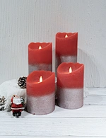 flickering candles