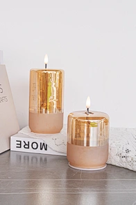 led candle glass light jelly light