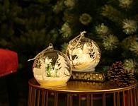 LED glass ball