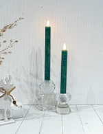 LED holiday wax taper candle