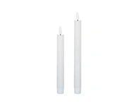 LED holiday wax taper candle