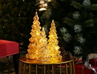 LED glass tree