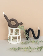 Twisted Rechargeable candle