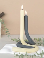 Twisted Rechargeable candle