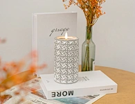 flickering flameless candle