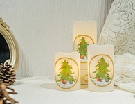 LED wax candle