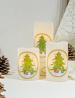 LED wax candle