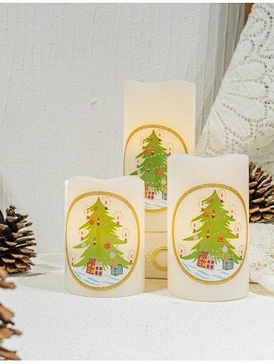 LED wax candle