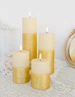 flickering candles