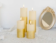 flickering candles