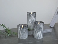 flameless led wax candles