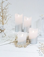 flickering candles