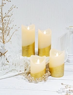 flickering candles