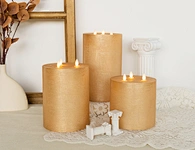 flickering flameless candles