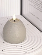 led light led candle night light cement light wax candle