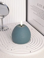 led light led candle night light cement light wax candle