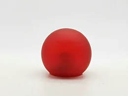 Glass ball with rotating light