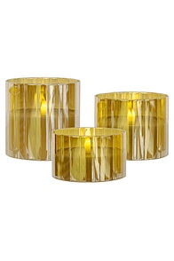 glass candle wax