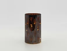 LED glass tube with string light