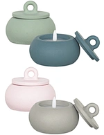 led light led candle night light cement light wax candle