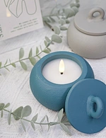 flameless candle with wax