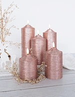 LED holiday wax candle