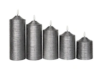 LED holiday wax candle