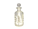 LED glass bottle with xmas tree deco