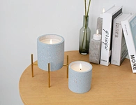 led flameless wax candles