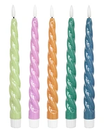 flameless taper candles