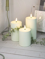 led light led candle night light cement light wax candle