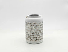 LED solar metal lantern