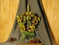 Christmas Wreath with LED light chain