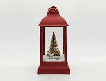 LED xmas snowing lantern