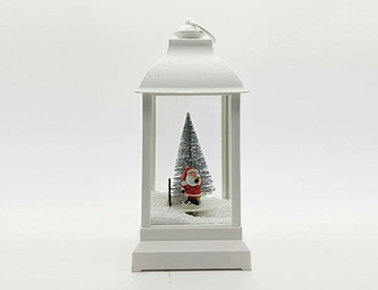LED xmas snowing lantern