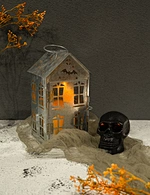 LED Halloween Metal Lantern
