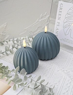 led light led candle night light cement light wax candle